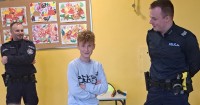 Spotkanie prewencyjne z policjantami