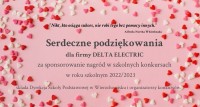 Podziękowanie dla Delta Electric