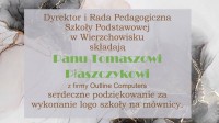 Podziękowanie dla p. Tomasza Płaszczyka