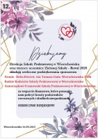 Uczestnicy Zielonej Szkoły - DZIĘKUJĄ